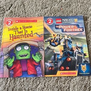 Scholastic Inside a house that is haunted&LEGO Nexo Knights the power of fortrex